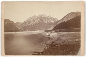 Three Crowns over Dunajec by Károly Divald